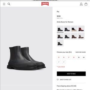 Camper pix Chelsea style boots